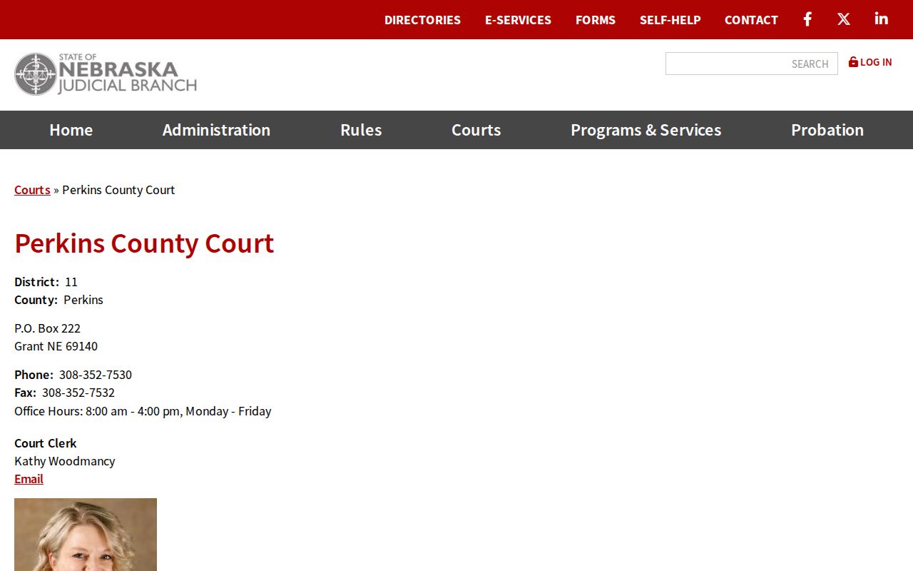 Madrid criminal records through Perkins County Court